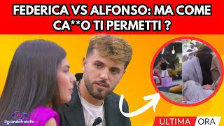 🔴FEDERICA PETAGNA AGGREDISCE ALFONSO AL GF TUTTI I DETTAGLI DELLA LITE [upl. by Magas]