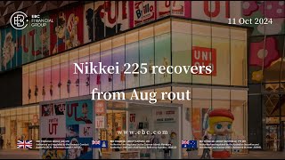 Nikkei 225 Stages Recovery from August Rout  EBC Markets [upl. by Arym941]