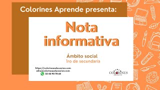 Nota informativa Primero secundaria [upl. by Nolra]