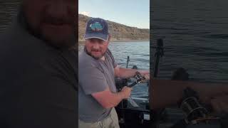 Flaming Gorge Evening Trolling Lake Trolls amp Tube Jigs for Trophy Lake Trout [upl. by Yecak88]