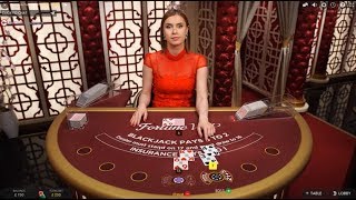 Live Dealer Casino Blackjack Big Bets VIP Tables [upl. by Dannye499]