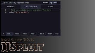 Easy executor JJSploit [upl. by Iidnarb]