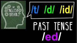 Past Tense ed Pronunciation My English Brain [upl. by Michele324]