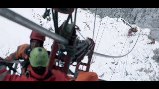 Neubau Seilbahn Zugspitze – Seilzug und Montage der Seilbahnkabinen [upl. by Losyram272]