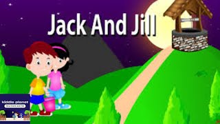 Jack and jill  Nursery rhymes  Kiddle planet [upl. by Soilisav450]