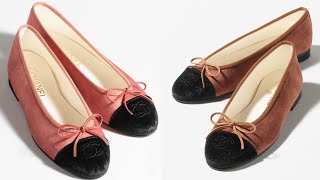 CHANEL METIERS DART COLLECTION 202324 ❤️ CHANEL BALLERINAS [upl. by Bork697]