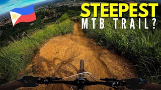 PHILIPPINES STEEPEST MTB TRAIL IVE RIDDEN Trail Ride 1 [upl. by Atinuahs]