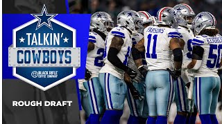 Talkin’ Cowboys Rough Draft  Dallas Cowboys 2024 [upl. by Atilef]