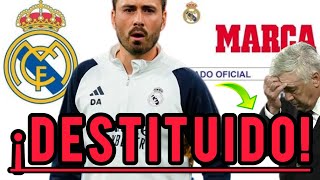 FLORENTINO PÉREZ TOMA UNA DECISIÓN DRÁSTICA DESPIDE A DAVIDE ANCELOTTI ✅ NOTICIAS DEL REAL MADRID [upl. by Akitan]