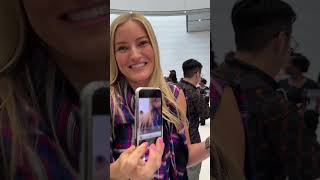 Only iJustine would have this at an Apple Event [upl. by Enilecram]