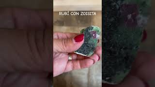 RUBÍ CON ZOISITA 1111brillaentrepiedras [upl. by Atinet521]