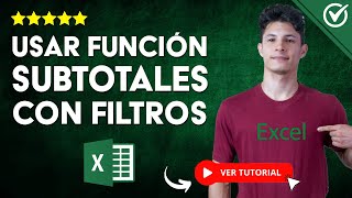 Cómo USAR la FUNCIÓN SUBTOTALES con FILTRO en Excel  🧮 Sumar solo los Filtrados 🧮 [upl. by Oker]