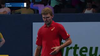 DAVIS CUP  Final  David Goffin vs Alex de Minaur  Tennis World Tour 2 PS4 [upl. by Aynot]