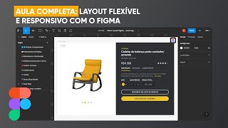 Aula completa  Layout flexível e responsivo com auto layout Figma [upl. by Htnicayh948]