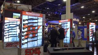 Winchester Repeating Arms Booth at the 2018 SHOT Show [upl. by Birch]