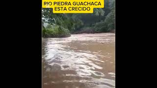 RIO PIEDRA GUACHACA ESTÁ CRECIDOAlertan en la parte baja río Bonda y Gaira [upl. by Barker]