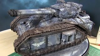 Forgeworld Macharius Vanquisher Painting and Weathering [upl. by Mitchell986]