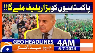 Goog News  Geo News at 4 AM Headlines  6th July 2024 [upl. by Boru338]