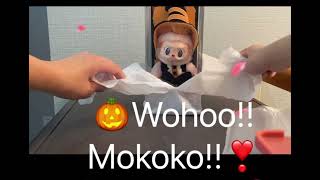 Mokoko開箱！Unbox Halloween Mokoko🎃🎃 Labubu Monsters unboxing series [upl. by Yrrab]