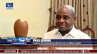 Moghalu Promises To Recruit 15 million Into Nigerian Police Force [upl. by Fiester597]