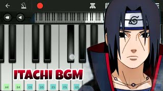 Itachi Uchiha BGM  NARUTO  Easy Piano Tutorial  Perfect Piano [upl. by Anoek]