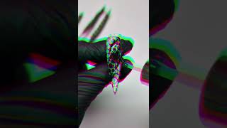 Snake Pattern Nail Art Tutorial  Bold amp Exotic Nail Art  DIY Nails [upl. by Koy40]