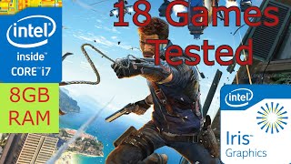 Intel IRIS 540I76660U 18 Games Tested [upl. by Felicle]