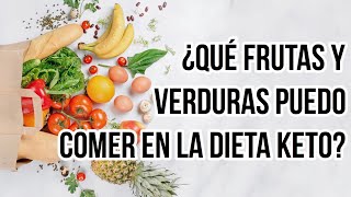 FRUTAS Y VERDURAS RECOMENDADAS EN LA DIETA KETO  LOW CARB FRUITS AND VEGETABLES  Manu Echeverri [upl. by Ydner]