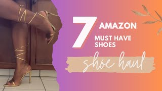 THE ULTIMATE AMAZON SHOE HAUL  MUST HAVE SHOES FOR SPRING AND SUMMER [upl. by Shaina]