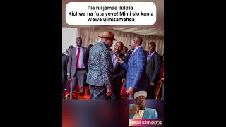 Lisemwalo lipowilliamruto funny uhurukenyatta [upl. by Mellins]