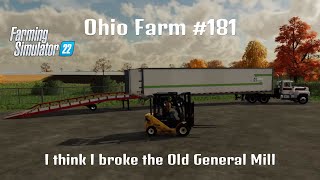 OHIO FARM 181  I think I broke the Old General Mill  Farming Simulator 22 PS5 Lets Play FS22 [upl. by Alomeda]