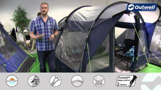 Outwell Rockwell 3 Tent  2016  Innovative Family Camping [upl. by Currey48]