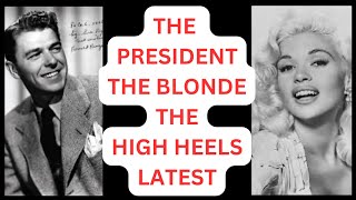 THE PRESIDENT THE BLONDE amp SOME HIGH HEELS  hollywood oldhollywoodstars unitedstates [upl. by Aticilef416]