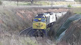 Main South banking 7MW7 banking 3242 Illalong creek to Yass 060523 [upl. by Eniluj]