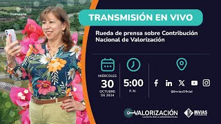 Rueda de prensa sobre Valorización [upl. by Zawde]