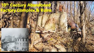 Ruins of a 19th Century Abandoned Factory Complex history culture archaeology troyny find [upl. by Dowling]