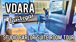 Vdara Las Vegas Parlor Suite Room Tour [upl. by Ginnie]