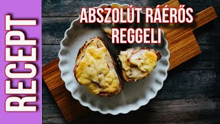 CROQUE MONSIEUR a reggelik KIRÁLYA❤️🔥🥪👑 [upl. by Buell]