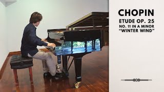 Chopin  Etude in A minor Op 25 No 11 quotWinter Windquot  Juan Pablo Gámez [upl. by Zoie629]