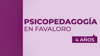 Psicopedagogía en Favaloro [upl. by Gurney]