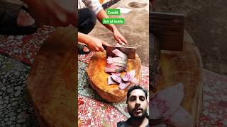 Amazing meat cutting skill in knife  Powerful of knife sharp shorts856🐟🐟 [upl. by Aehsila595]