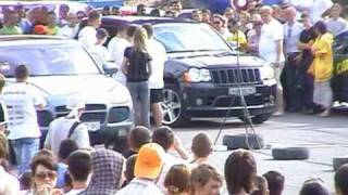 Jeep SRT8 Ardinvest vs Opel M5 Cayenne turboS X6 R600 EVO10 [upl. by Bac]