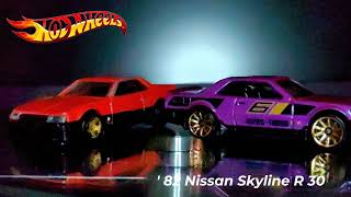 Lets take a look at the 82 Nissan Skyline R 30 diecast mini car [upl. by Leidgam]