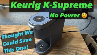 Keurig KSupreme Won’t Turn On How To Reset Thermal Switch For No Power Issue [upl. by Osher]