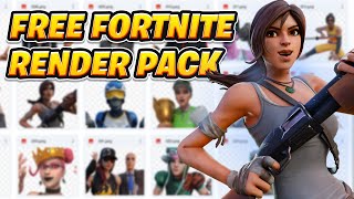 🔥 FREE KYZZ FORTNITE RENDER PACK Google drive Updated [upl. by Thill]