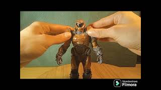 McFarlane Doom Eternal Phobos variáns Doom Slayer figura bemutató [upl. by Ainoyek]