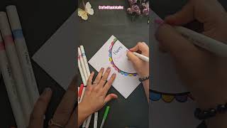 Beautiful Diwali greeting card shorts youtubeshorts diy papercraft diwalicardmaking [upl. by Alehc]