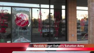 Vandalism of Salvation Army may be linked to boycott by gays police say [upl. by Leund]