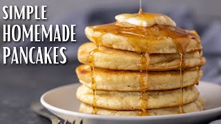 Perfect Homemade Pancake Recipe [upl. by Evelinn]