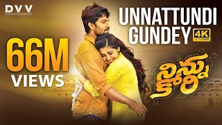 Ninnu Kori Telugu Movie Full Songs 4K  Unnattundi Gundey Video Song  Nani  Nivetha Thomas  Aadhi [upl. by Hpesojnhoj]